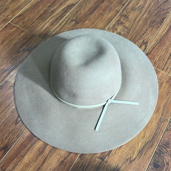 NWT A New Day Camel Felt Wide Brim Adjustable Hat Brown Tan Floppy Boho - Picture 2 of 7